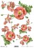 decoupage paper poppies*amapolas de papel decoupage*decoupage papír mák